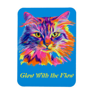Neon Catitude Magnet