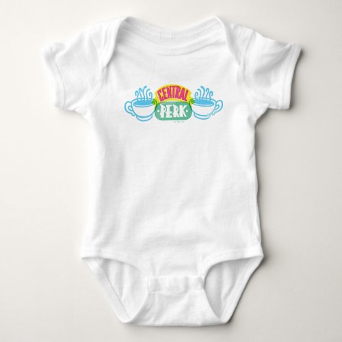 Neon Central Perk Logo Baby Bodysuit