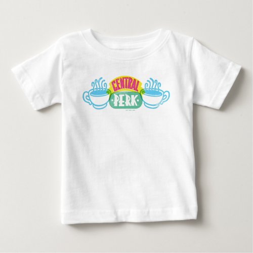 Neon Central Perk Logo Baby T_Shirt