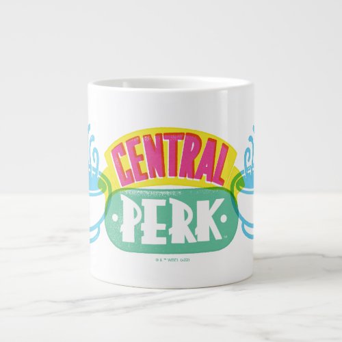 Neon Central Perk Logo Giant Coffee Mug