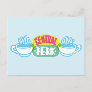 Neon Central Perk Logo Postcard