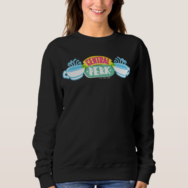 Neon Central Perk Logo Sweatshirt (Front)