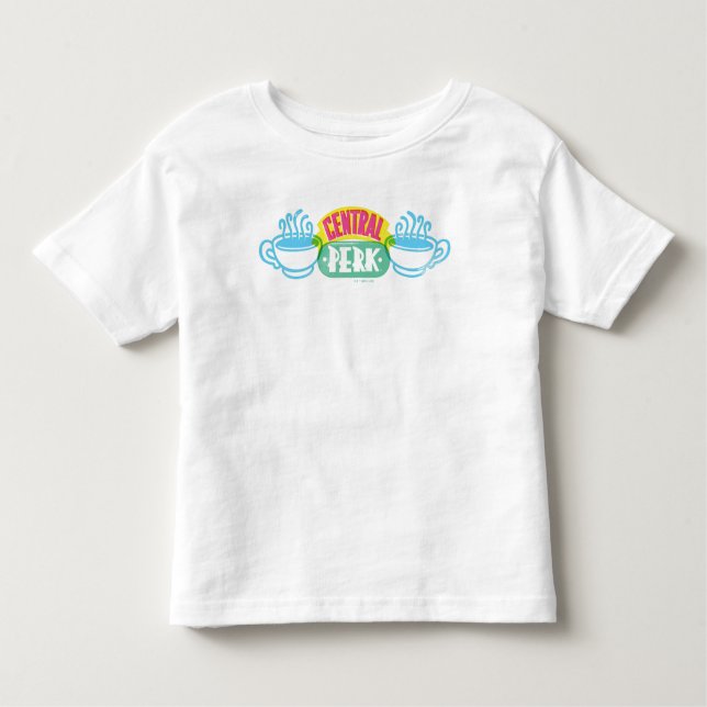 Neon Central Perk Logo Toddler T-shirt (Front)