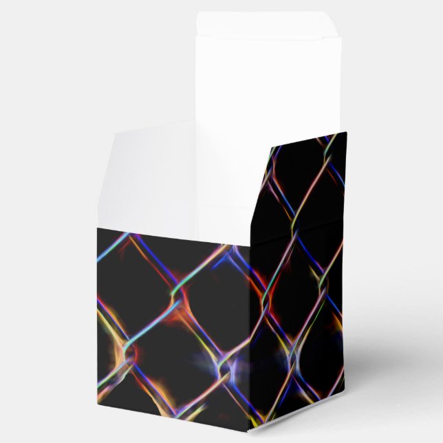 Neon Chain Link Favor Boxes (Opened)