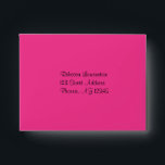 Neon Chalkboard Bat Mitzvah Envelope for RSVP Card<br><div class="desc">This neon pink and black chalkboard look A2 envelope matches the Bat Mitzvah invitation shown below. If you require any other matching items in this design,  please email your request to niteowlstudio@gmail.com.</div>