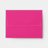 Neon Chalkboard Bat Mitzvah Envelope for RSVP Card (Back (Top Flap))
