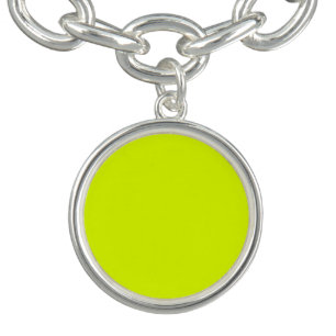 Neon Chartreuse Solid Color Classic Bracelet