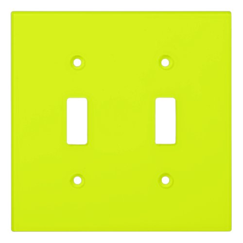 Neon Chartreuse Solid Color  Classic Light Switch Cover