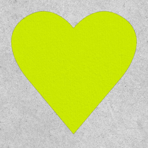 Neon Chartreuse Solid Color  Classic Patch