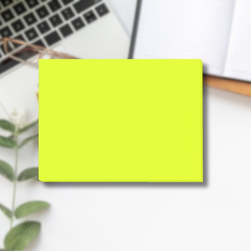 Neon Chartreuse Solid Color  Classic Post_it Notes