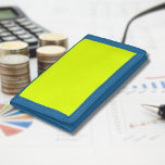 Neon Chartreuse Solid Color | Classic Trifold Wallet<br><div class="desc">Neon Chartreuse - Introducing the timeless allure of the Solid Color Design: a captivating blend of classic form and elegant simplicity. This design is a celebration of the power and beauty found in a single, striking hue. Exuding sophistication, the solid color design embraces the essence of minimalism, making it a...</div>