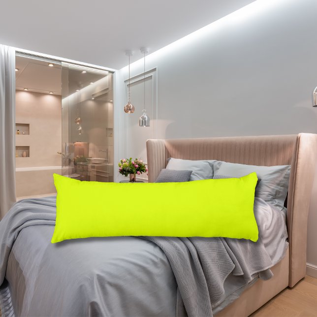 Neon Chartreuse Solid Color | Trendy Color Body Pillow (Creator Uploaded)