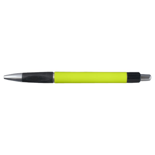 Neon Chartreuse Solid Color | Trendy Color Pen (Front)