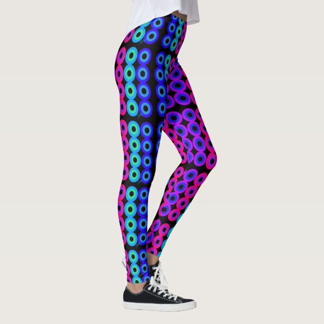 Neon Circles Leggings (Right)