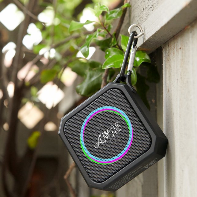 Neon Circular Logo Name Bluetooth Speaker (Inisitu)