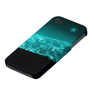 Neon City Lights Case For iPhone 4