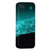 Neon City Lights iPhone Case (Back Right)