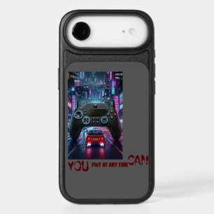 Neon City Night Racer Cyberpunk Gamer Phone Case