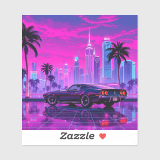Neon City Tour with Car no 1 Sticker