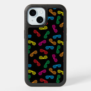 Neon Classic Sunglasses Pattern iPhone 15 Case