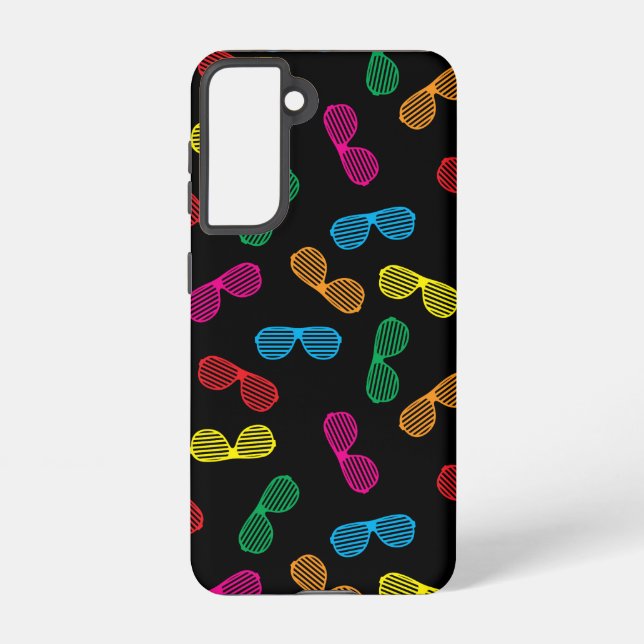 Neon Classic Sunglasses Pattern Samsung Galaxy Case (Back)