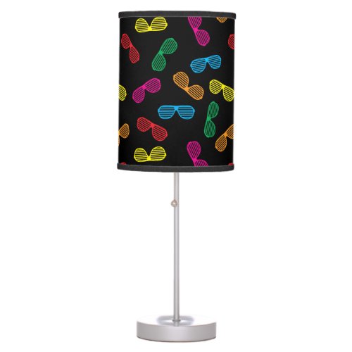 Neon Classic Sunglasses Pattern Table Lamp