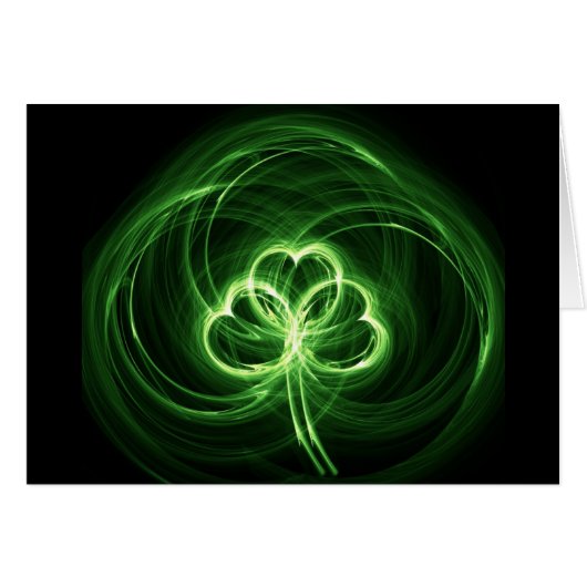 Neon Clover Fractal Cards (Front Horizontal)