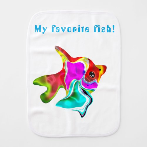 neon clown fishfunny animal seriesBaby Blanket