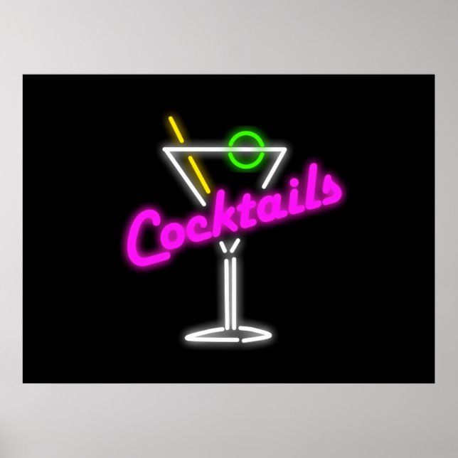 Neon Cocktail sign (Front)
