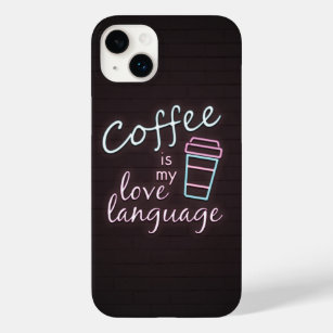 Neon Coffee is my Love Language Case-Mate iPhone 14 Plus Case