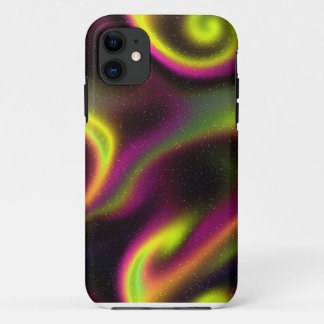 Neon Color Woosh iPhone 11 Case