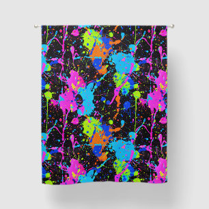 Neon Colorful Pattern Blackout Curtains