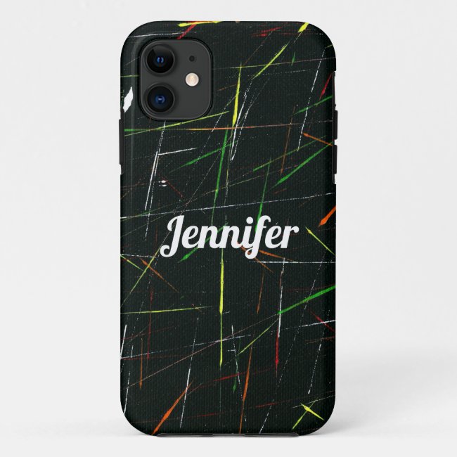 Neon Colors Abstract Colorful Pattern Personalize