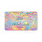neon colors mineral opal texture business card