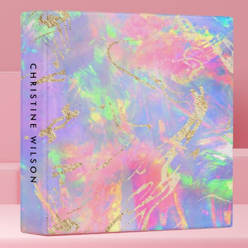 neon colors opal 3 ring binder