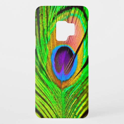 Neon Colors Peacock Feather Case_Mate Samsung Galaxy S9 Case