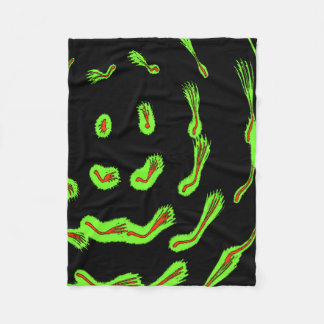 Neon Cometflare Fleece Blanket