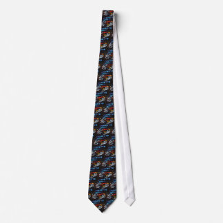 Neon Corvette Neck Tie