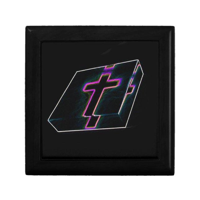 Neon cross gift box (Front)