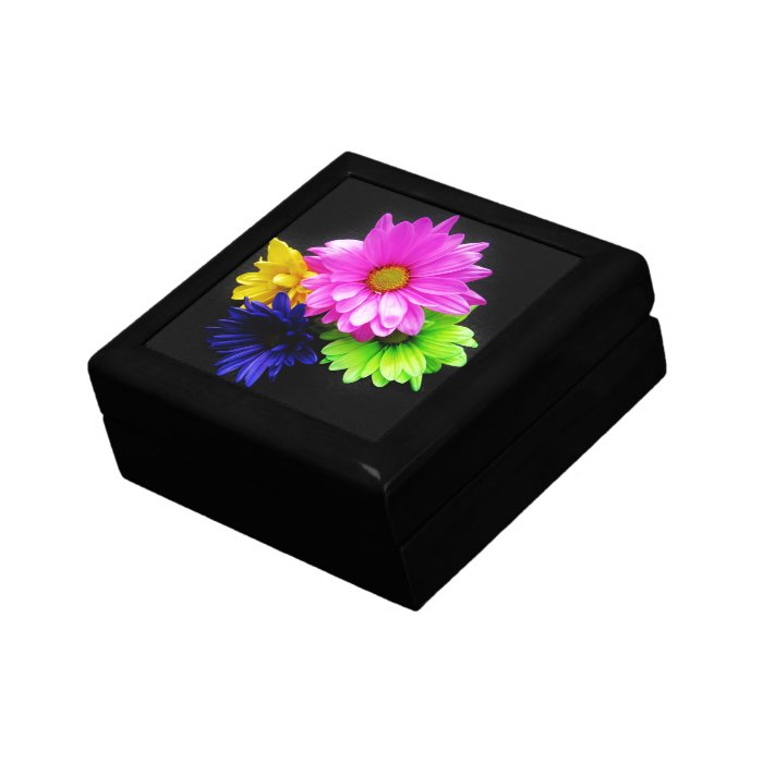 Neon Daisies small Gift Box