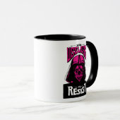 Neon Darth Vader: It Is Useless To Resist Mug (Front Right)