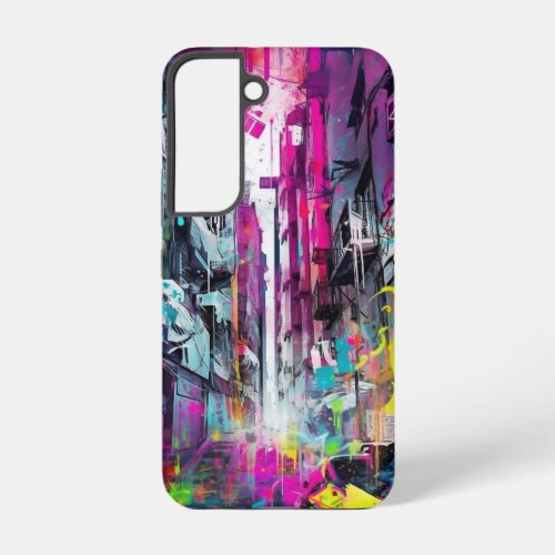 Neon Daydreamin in the City Samsung Galaxy S22 Case