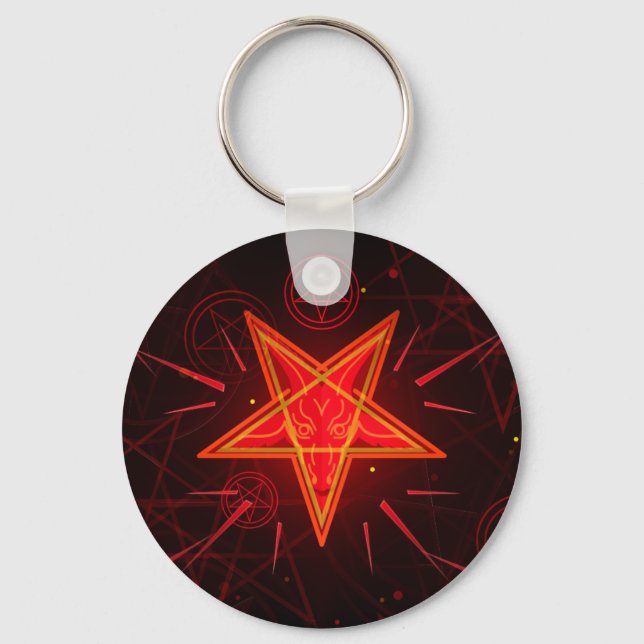 neon demon keychain (Front)