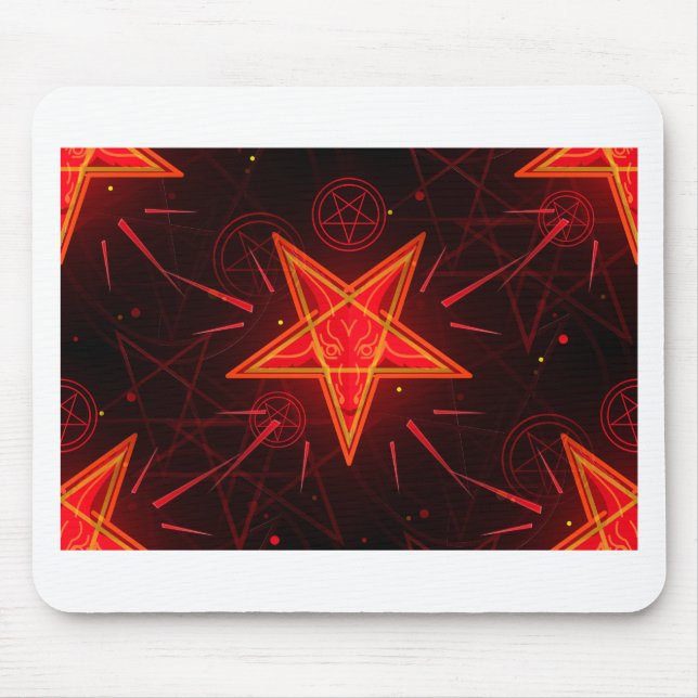 neon demon mouse pad (Front)
