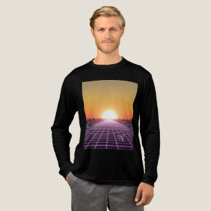 Neon Desert Horizon Tri-Blend Shirt