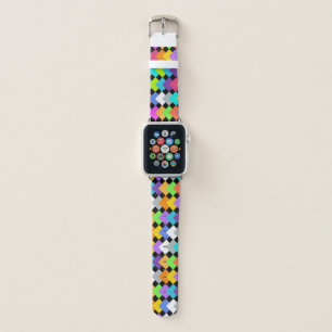 Neon Diamonds Apple Watch Band