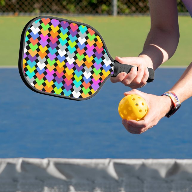 Neon Diamonds  Pickleball Paddle (Insitu)