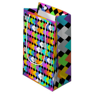Neon Diamonds Small Gift Bag