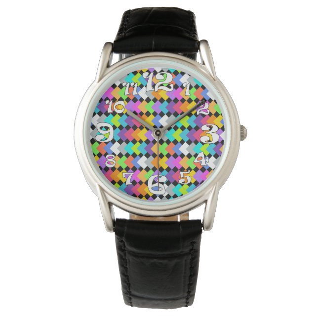 Neon Diamonds Watch (Front)
