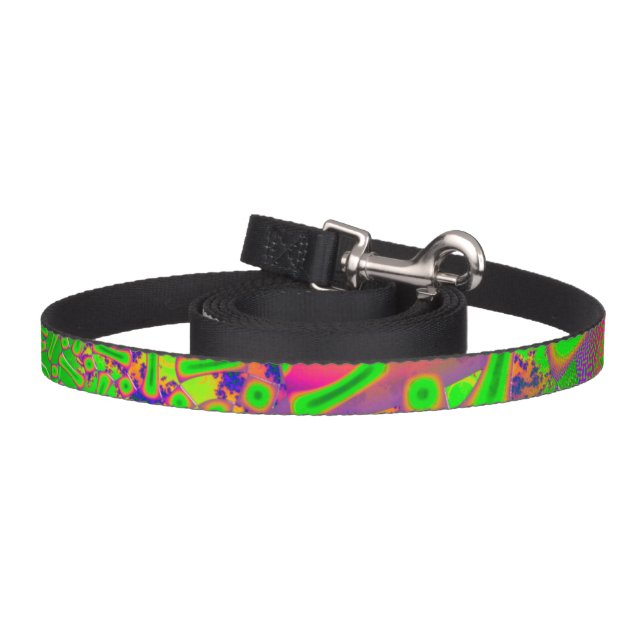 Neon Dichroic Psychedelic Pet Leash (Hook)